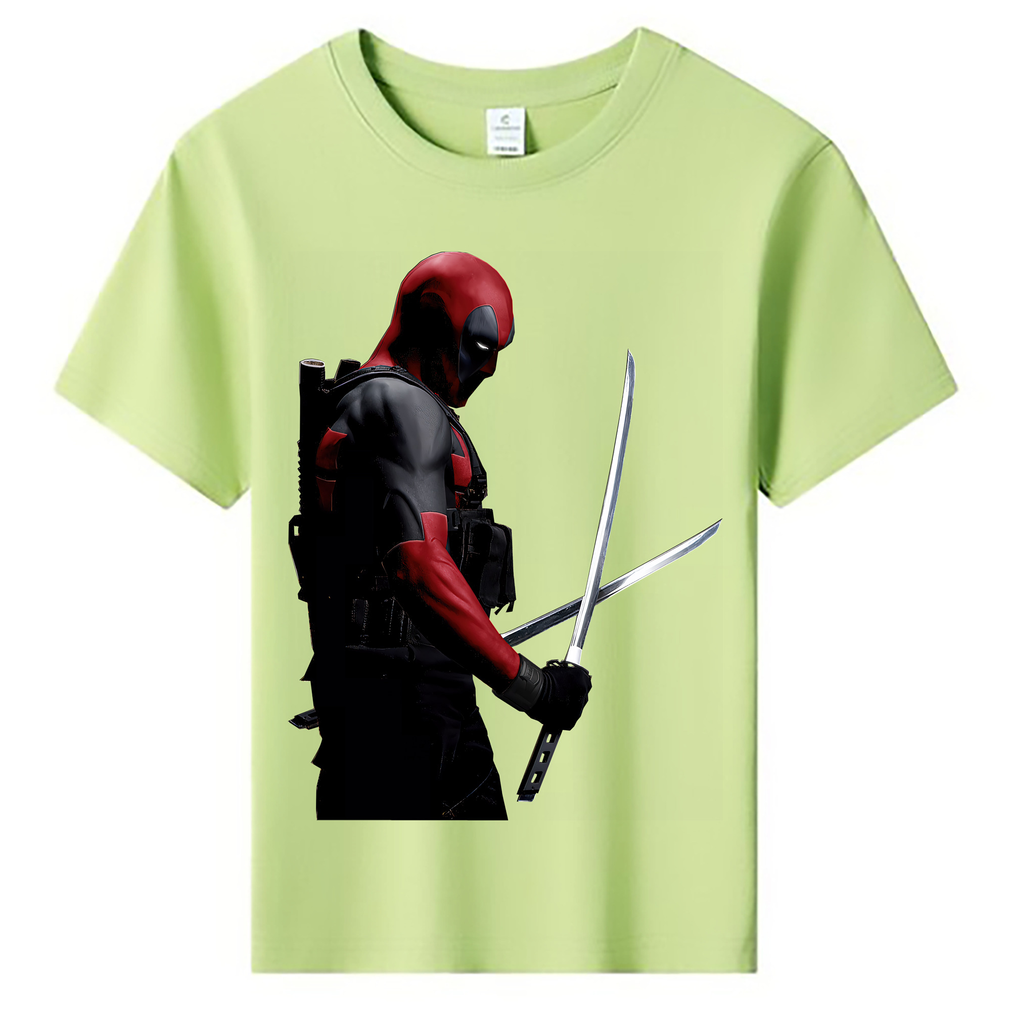（画像用） Deadpool デッドプール 綿100％キッズTシャツ（フロントプリント）